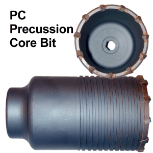 PC2000 Percussion Core Bits Taper Shank fit