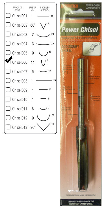 Chisel Sweep V 11X7