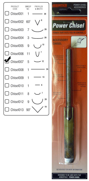 Chisel Sweep C 5X12