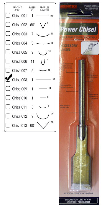 Chisel Sweep F 1X26