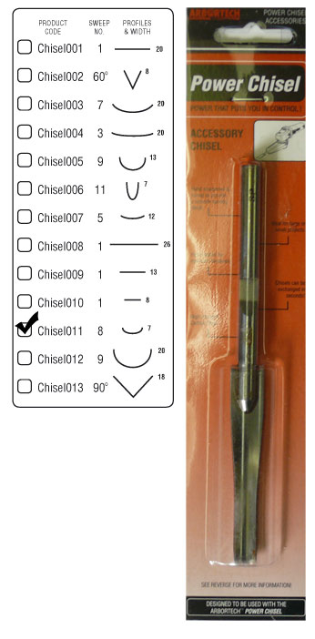 Chisel Sweep C 8X7